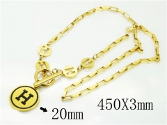 HY Wholesale Necklaces Stainless Steel 316L Jewelry Necklaces-HY80N0675OE