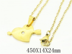 HY Wholesale Necklaces Stainless Steel 316L Jewelry Necklaces-HY74N0103KL