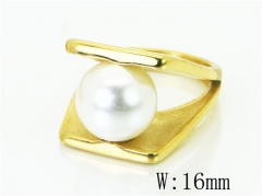 HY Wholesale Popular Rings Jewelry Stainless Steel 316L Rings-HY16R0529OR