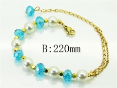 HY Wholesale Bracelets 316L Stainless Steel Jewelry Bracelets-HY80B1582MQ