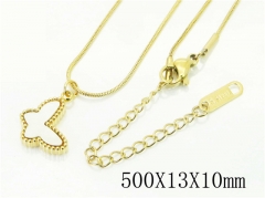 HY Wholesale Necklaces Stainless Steel 316L Jewelry Necklaces-HY59N0384MLQ