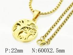 HY Wholesale Necklaces Stainless Steel 316L Jewelry Necklaces-HY09N1412HHB