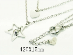 HY Wholesale Necklaces Stainless Steel 316L Jewelry Necklaces-HY24N0124LL