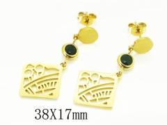 HY Wholesale Earrings 316L Stainless Steel Popular Jewelry Earrings-HY24E0087PLV