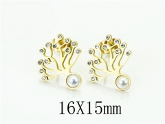 HY Wholesale Earrings 316L Stainless Steel Popular Jewelry Earrings-HY80E0760MD