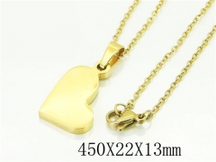 HY Wholesale Necklaces Stainless Steel 316L Jewelry Necklaces-HY74N0093JO