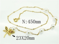 HY Wholesale Necklaces Stainless Steel 316L Jewelry Necklaces-HY80N0643OL