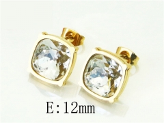 HY Wholesale Earrings 316L Stainless Steel Popular Jewelry Earrings-HY80E0722KC