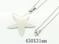 HY Wholesale Necklaces Stainless Steel 316L Jewelry Necklaces-HY74N0005KW