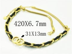 HY Wholesale Necklaces Stainless Steel 316L Jewelry Necklaces-HY80N0677HHE
