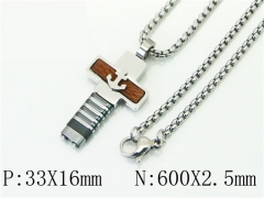 HY Wholesale Necklaces Stainless Steel 316L Jewelry Necklaces-HY41N0115HNA
