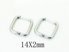 HY Wholesale Earrings 316L Stainless Steel Popular Jewelry Earrings-HY75E0029JW