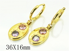 HY Wholesale Earrings 316L Stainless Steel Popular Jewelry Earrings-HY80E0729OLD