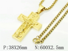 HY Wholesale Necklaces Stainless Steel 316L Jewelry Necklaces-HY09N1394HDD