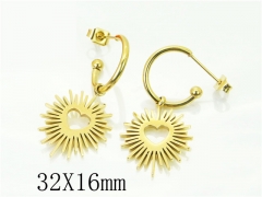 HY Wholesale Earrings 316L Stainless Steel Popular Jewelry Earrings-HY06E0370OX