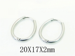 HY Wholesale Earrings 316L Stainless Steel Popular Jewelry Earrings-HY75E0033JS