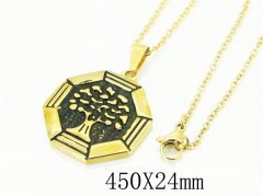 HY Wholesale Necklaces Stainless Steel 316L Jewelry Necklaces-HY74N0066LL