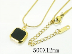 HY Wholesale Necklaces Stainless Steel 316L Jewelry Necklaces-HY59N0417MLT
