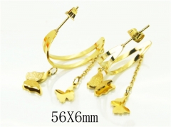 HY Wholesale Earrings 316L Stainless Steel Popular Jewelry Earrings-HY80E0717NQ