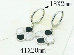 HY Wholesale Earrings 316L Stainless Steel Popular Jewelry Earrings-HY80E0750NQ