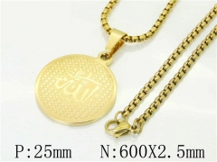 HY Wholesale Necklaces Stainless Steel 316L Jewelry Necklaces-HY09N1411NB