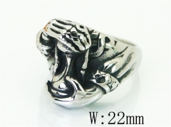 HY Wholesale Popular Rings Jewelry Stainless Steel 316L Rings-HY48R0055PS