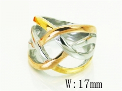 HY Wholesale Popular Rings Jewelry Stainless Steel 316L Rings-HY15R2422HJE