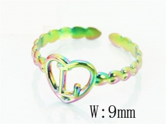 HY Wholesale Popular Rings Jewelry Stainless Steel 316L Rings-HY70R0502ILR
