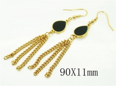 HY Wholesale Earrings 316L Stainless Steel Earrings-HY60E1065KLB