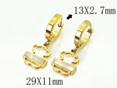 HY Wholesale Earrings 316L Stainless Steel Popular Jewelry Earrings-HY60E1354JLD
