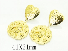 HY Wholesale Earrings 316L Stainless Steel Popular Jewelry Earrings-HY92E0139HKR