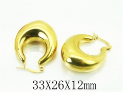 HY Wholesale Earrings 316L Stainless Steel Popular Jewelry Earrings-HY32E0436HIE