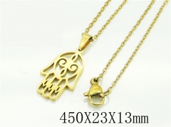 HY Wholesale Necklaces Stainless Steel 316L Jewelry Necklaces-HY74N0166LW