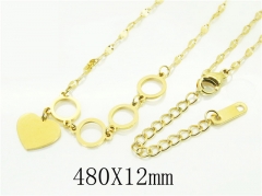 HY Wholesale Necklaces Stainless Steel 316L Jewelry Necklaces-HY19N0496OW