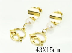 HY Wholesale Earrings 316L Stainless Steel Popular Jewelry Earrings-HY92E0124HXX