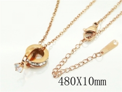 HY Wholesale Necklaces Stainless Steel 316L Jewelry Necklaces-HY19N0501PD