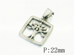 HY Wholesale Pendant Jewelry 316L Stainless Steel Jewelry Pendant-HY39P0614JE