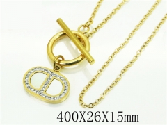 HY Wholesale Necklaces Stainless Steel 316L Jewelry Necklaces-HY09N1438PE