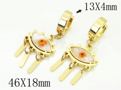 HY Wholesale Earrings 316L Stainless Steel Popular Jewelry Earrings-HY60E1267KG