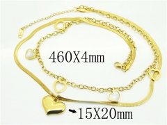 HY Wholesale Necklaces Stainless Steel 316L Jewelry Necklaces-HY80N0687PF