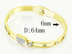 HY Wholesale Bangles Jewelry Stainless Steel 316L Fashion Bangle-HY32B0884HHF