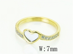 HY Wholesale Popular Rings Jewelry Stainless Steel 316L Rings-HY14R0760HFF
