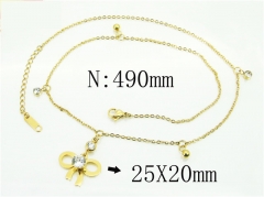 HY Wholesale Necklaces Stainless Steel 316L Jewelry Necklaces-HY80N0685NA