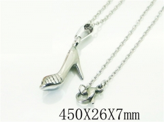 HY Wholesale Necklaces Stainless Steel 316L Jewelry Necklaces-HY74N0143LE