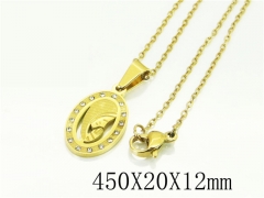 HY Wholesale Necklaces Stainless Steel 316L Jewelry Necklaces-HY74N0172ML