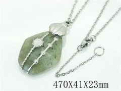 HY Wholesale Necklaces Stainless Steel 316L Jewelry Necklaces-HY92N0484HJQ