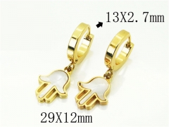 HY Wholesale Earrings 316L Stainless Steel Popular Jewelry Earrings-HY60E1358JLW