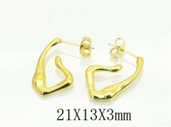 HY Wholesale Earrings 316L Stainless Steel Popular Jewelry Earrings-HY16E0124OR