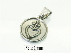 HY Wholesale Pendant Jewelry 316L Stainless Steel Jewelry Pendant-HY39P0583JD