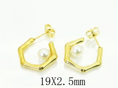 HY Wholesale Earrings 316L Stainless Steel Popular Jewelry Earrings-HY16E0114OL